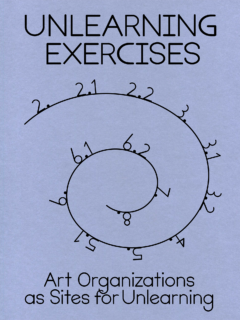 Unlearning Exercises: Art Organizations as Sites for Unlearning