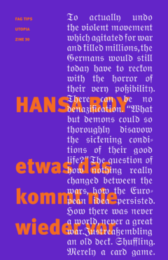 Hansa Boy etwas das kommt nie wieder vor