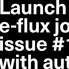 Launch of e-flux journal issue #131