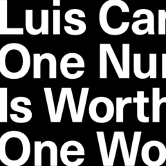 Luis Camnitzer on One Number Is Worth One Word